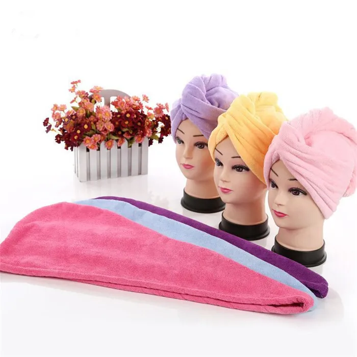 high quality hair towel wrap microfiber hair turban for woman