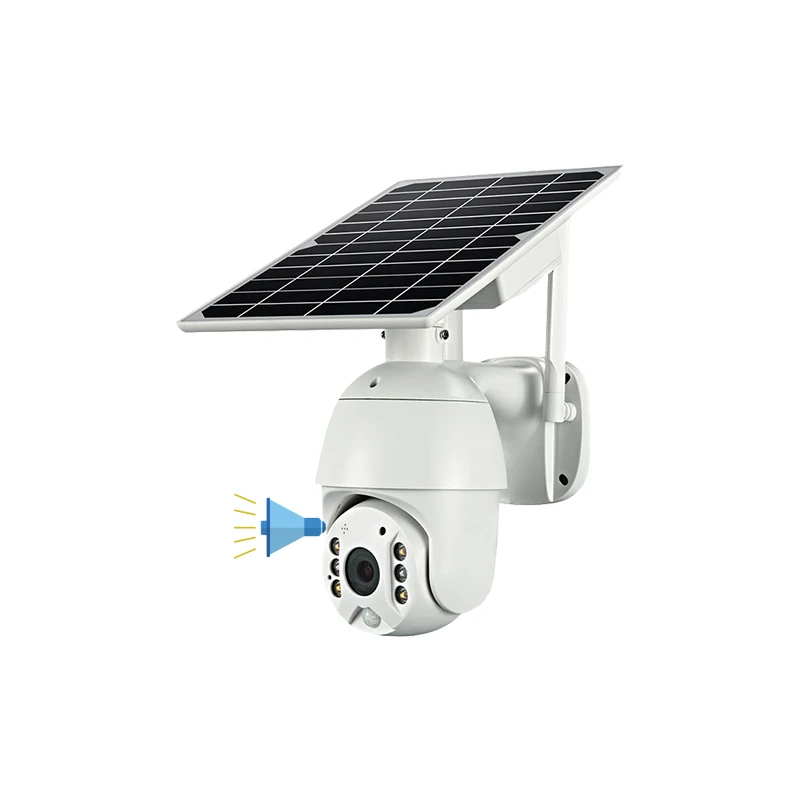 4G S10 Wifi Outdoor Solar Power Battery H.265 Cloud,memory Card 2 Years Android IOS Ip Camera Zoom Two Way Audio Voice Sola Ptz