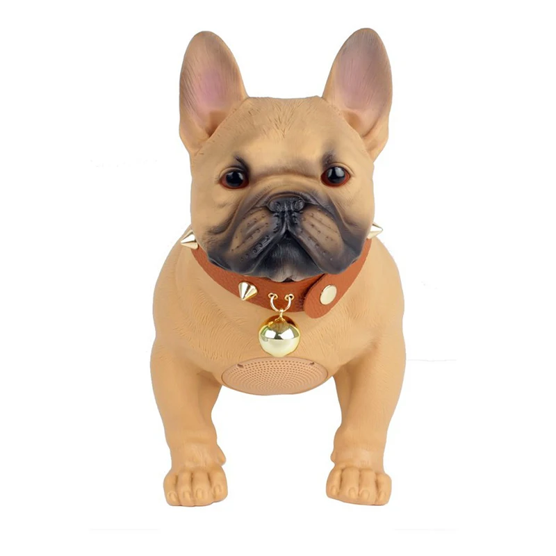 
Factory supply Bulldog Full Dog Portable Music Stereo Speaker Player Box Sound System 