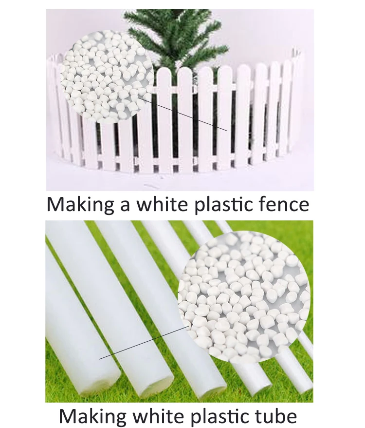 
ldpe plastic PP PE polypropylene granule white masterbatch for PVC pipe 