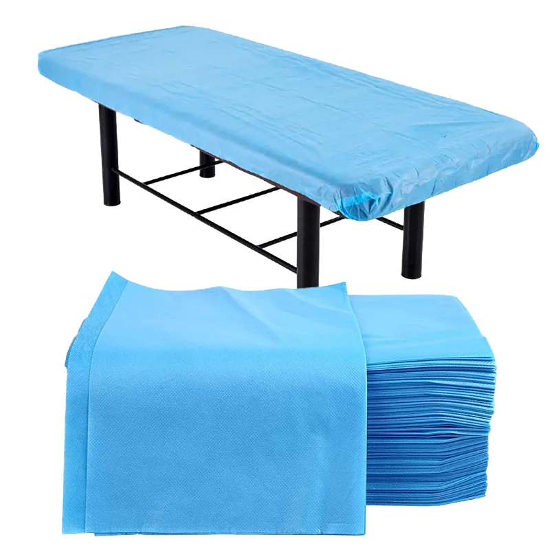 Wholesale Non-woven Spa Massage Table Waterproof Bed Cover Flat Sheets