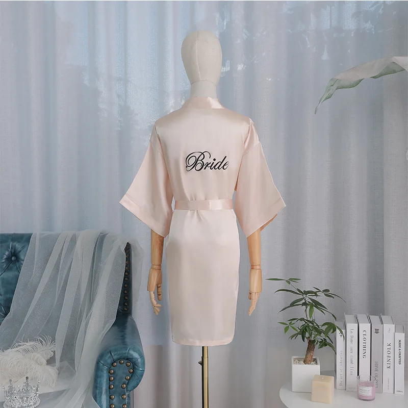 Bridal Dressing Gown Ladies Dressing Gown Wedding Makeup Bridesmaids Mothers Wedding Dressing Gown Cardigan Bathrobe