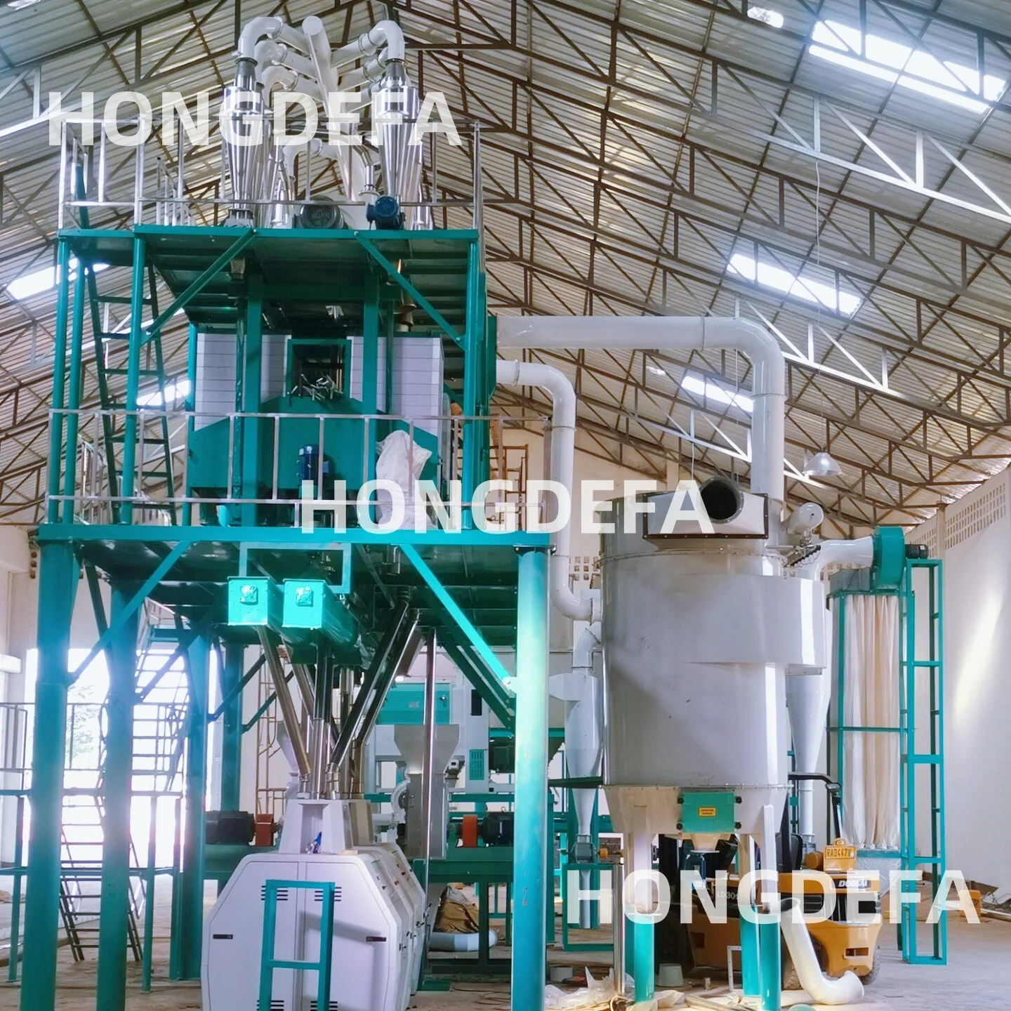 50t/d corn flour milling plants in the whole Africa with high quality