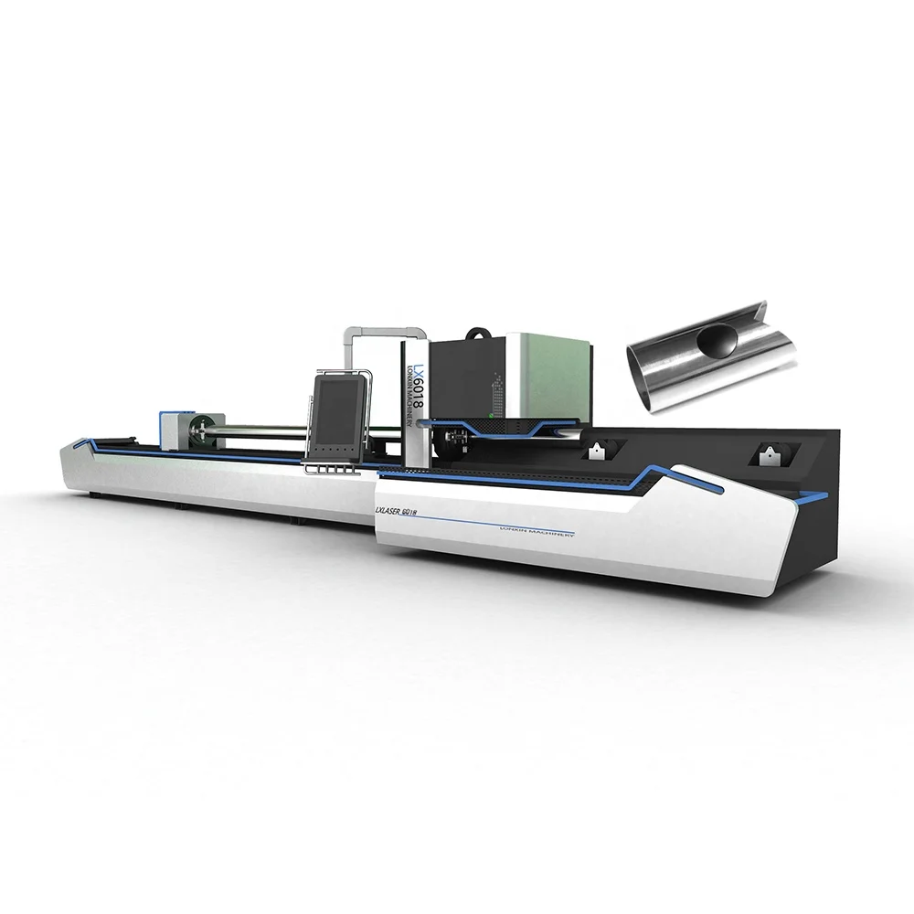 1000 Вт 6 м 9 м 12 м стальной станок для лазерной резки металлических труб