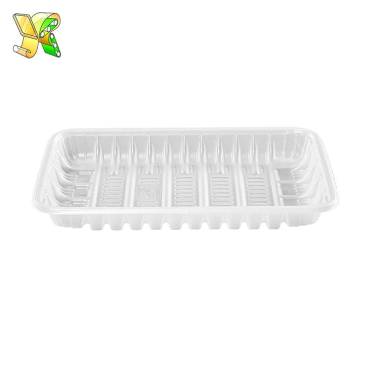 Fresh meat food trays plastic pp disposable frozen food tray sea food pp blister tray