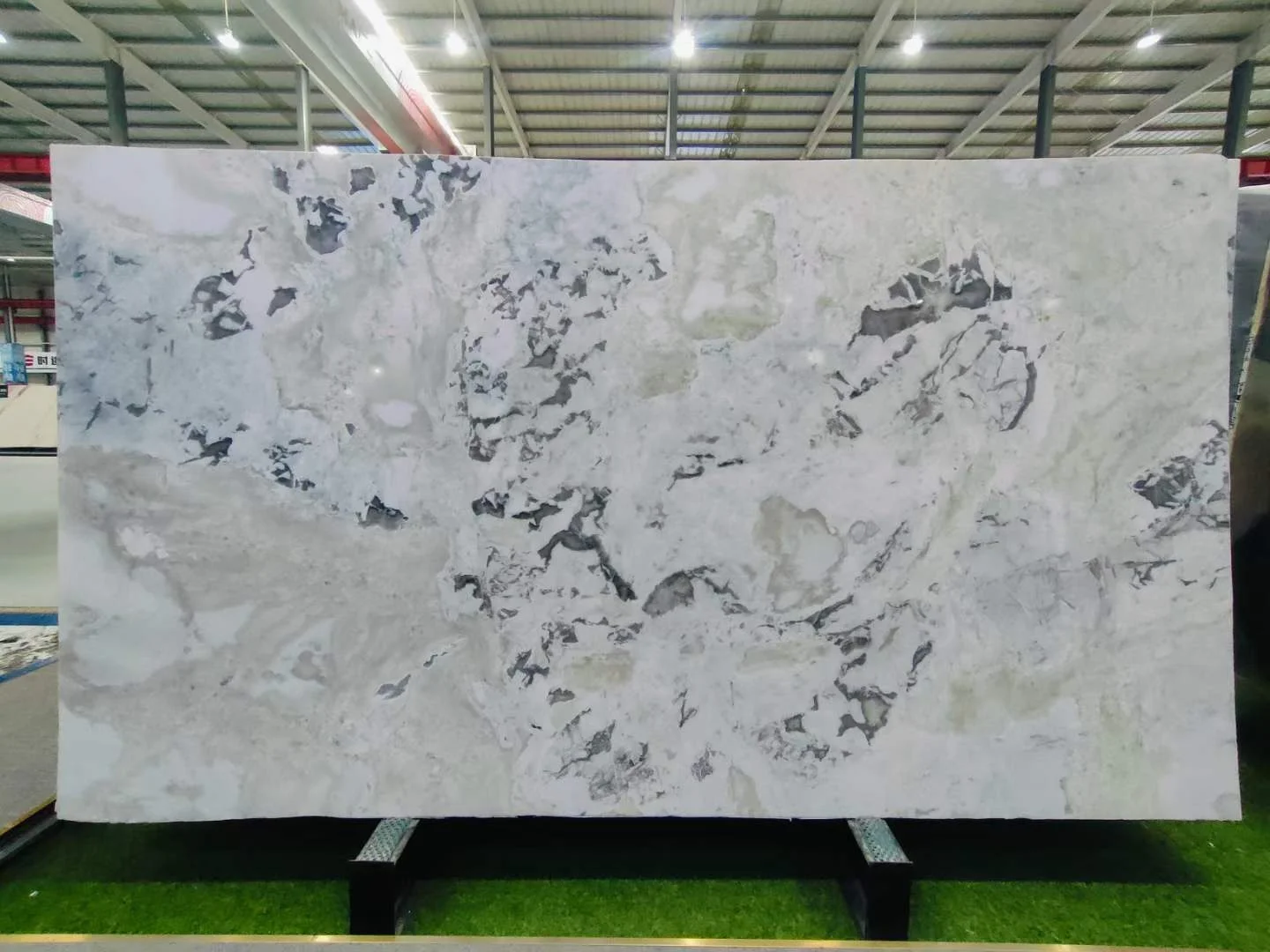 Wholesale Darvo White Marble Slabs Italy White Marble With Black Crystallite For Floor Tiles Wall Panels Stairs Wall Decor