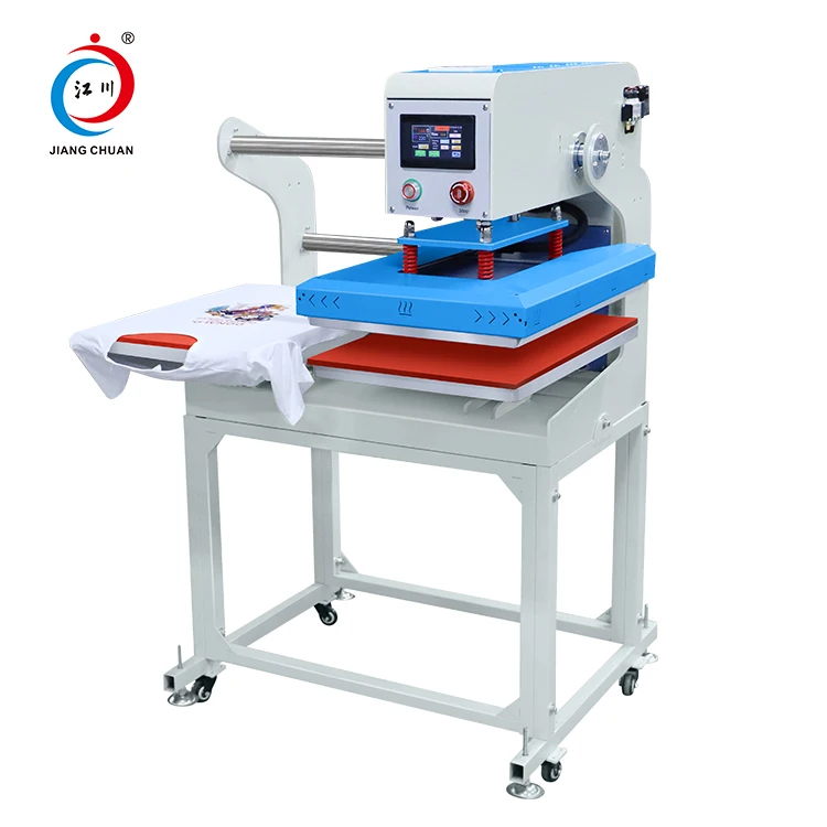 NO MOQ  touch screen Dual Worktable  Pneumatic T-shirt Sublimation Printing Heat Press Machine large Garment format flat press