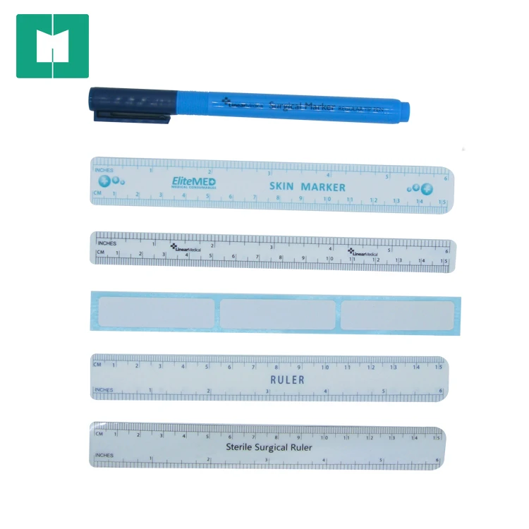 Purple Surgical Skin Marker Pen Skin Marker Pen Erasable Marker Pen Positioning Tool