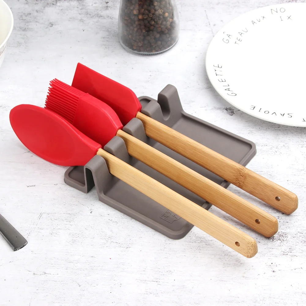 New Arrivals Scraper Set Pastry Cooking Tools 3PCS Silicone Baking Spoon Butter Spatula Set