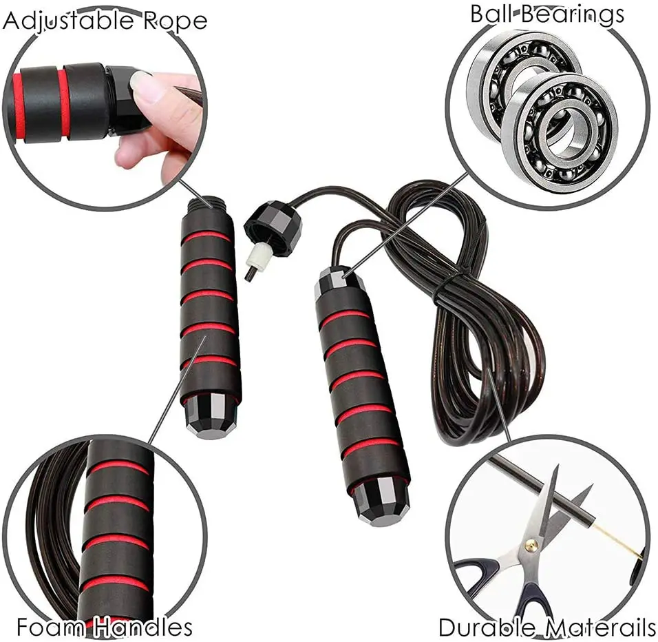 Bilink Adjustable Skipping Rope Speed Pvc Jump