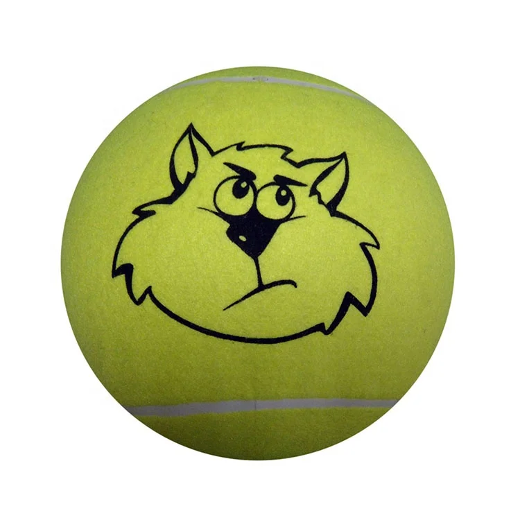 Custom 9.5 inches large Dog tennis ball for sales