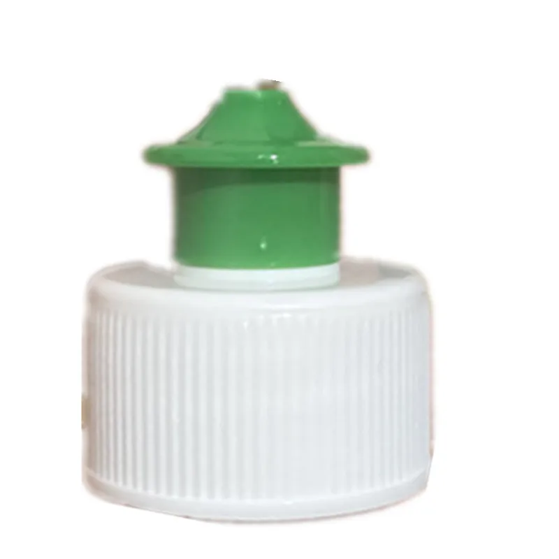 Wholesale high quality 28/410 plastic liquid detergent water bottle cap push pull