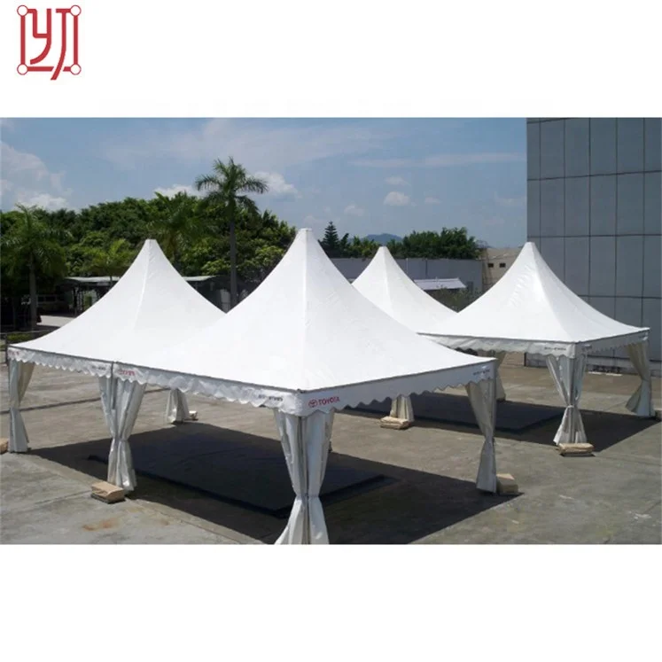 Beautiful aluminum frame 5x5m 8x8m 10x10m white luxury party pagoda tent for outdoors wedding marquee