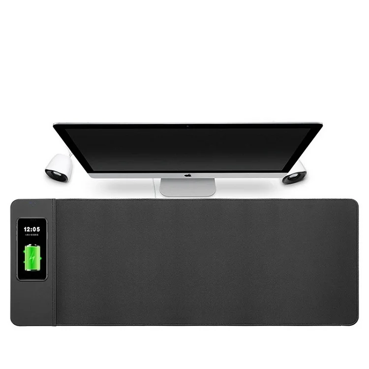 Alibaba Custom Logo Printing Muismat XXL Wireless Charging Sublimation Mouse Mats Universal RGB Large Black Mouse Pad For Gaming