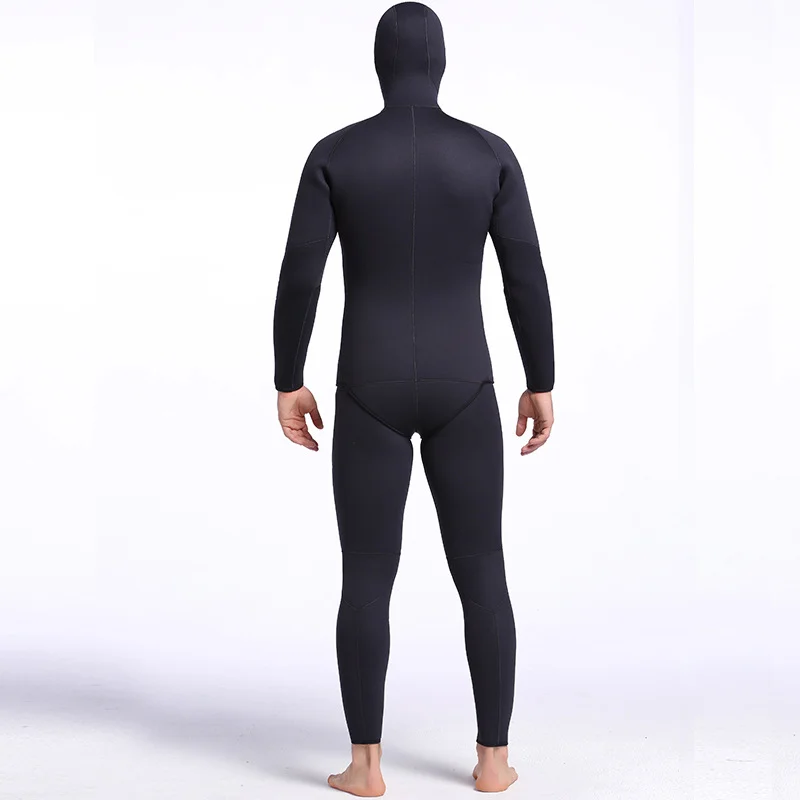 One piece long sleeved trousers neoprene touch pearl sea cucumber abalone warm anti-skid waterproof deep Diving Snorkeling suit