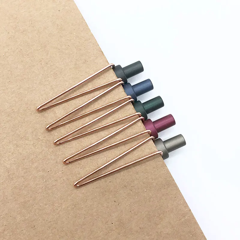 Maxwri High Quality Plastic Gel Ink Pen 0.5 Unique Metal Clip Luxury Paint Barrel Retractable Gel Pens for Promotion Office