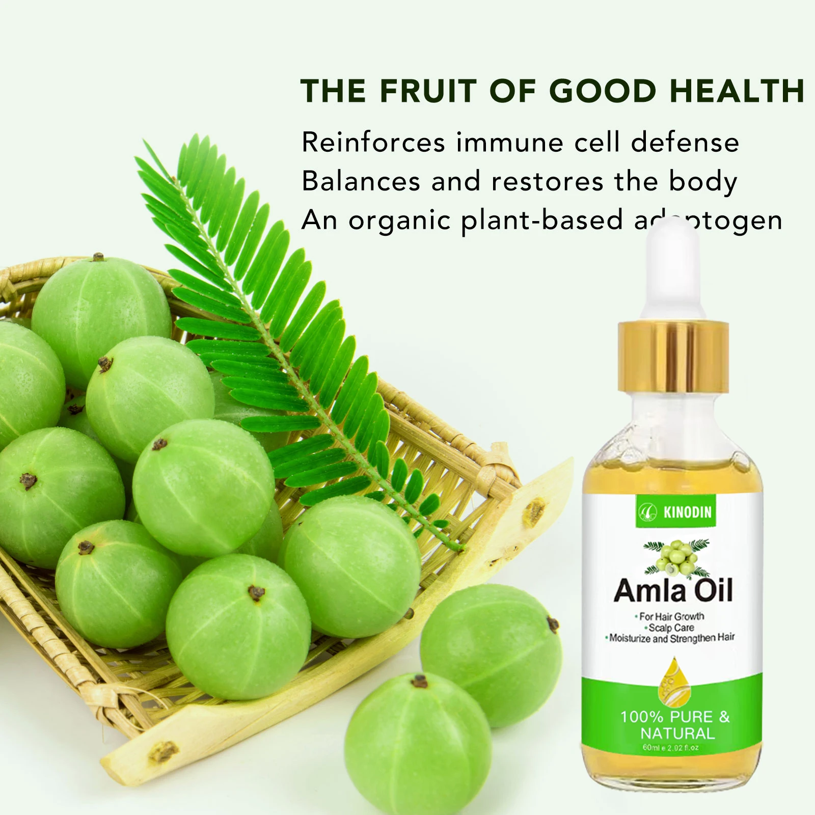 Hot Selling Organic 100% Pure Moisturize and Strengthen Amla hair oil For Hair Growth Scalp Care