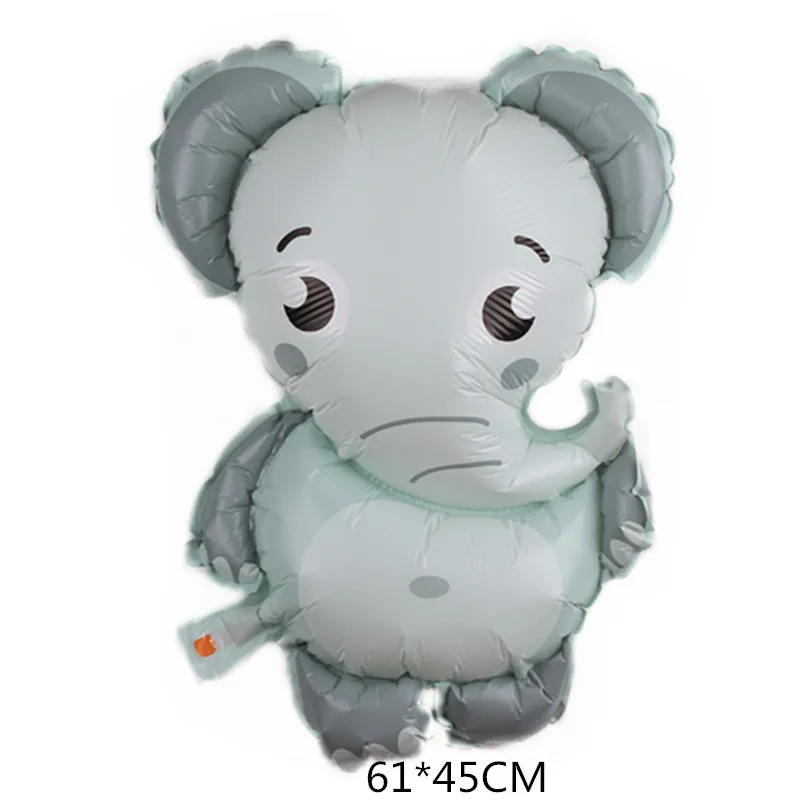 Cartoon Animal Aluminum Film Balloon Birthday Party Decoration Balloons Sea Lion Fox Penguin Panda Wholesale Balloons