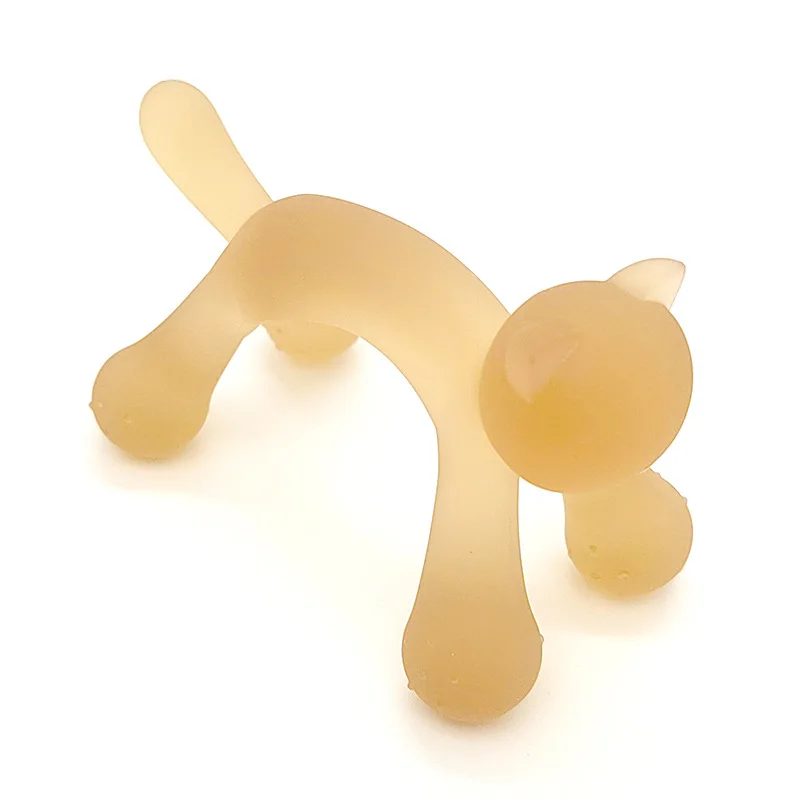New Product Cute Bunny Cat Animal Teether BPA-Free Non-Toxic Baby Silicone Teether Sensory Soft Jelly Cat Wholesale Cheap Toy