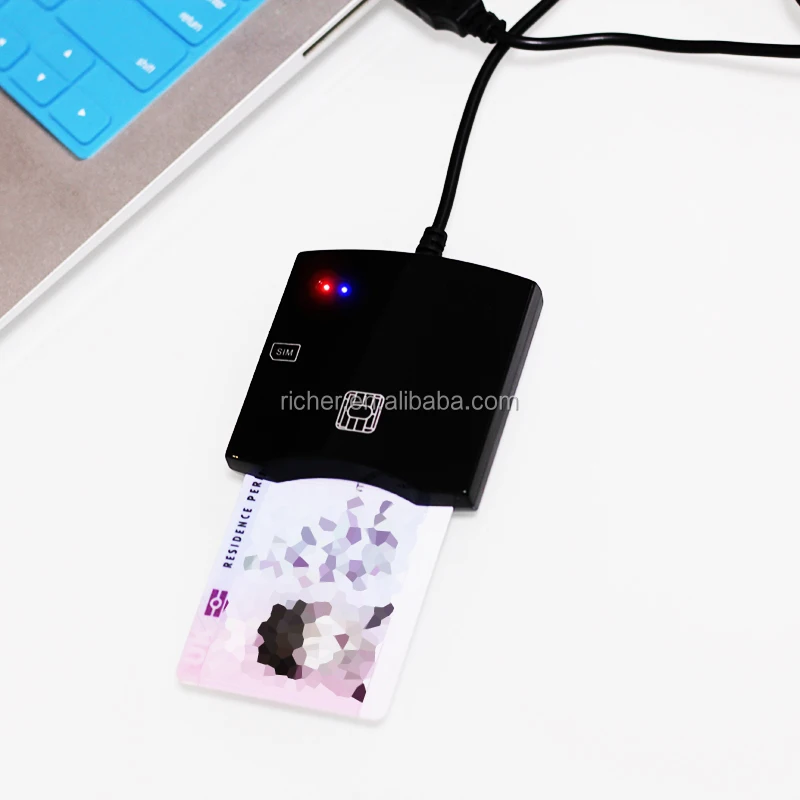  Считыватель смарт-карт ISO 7816 USB SIM EMV ICC считыватель и записывающее устройство для дебетовой