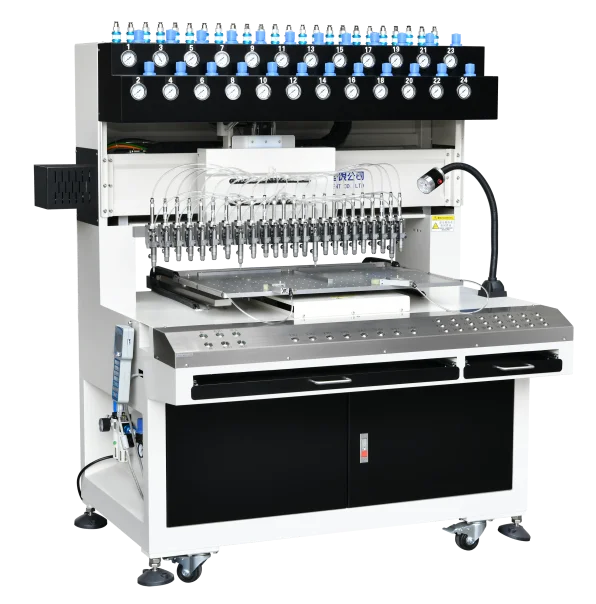 2023 Weldo automatic pvc rubber patch labels dispensing machine with 24 colors for sale
