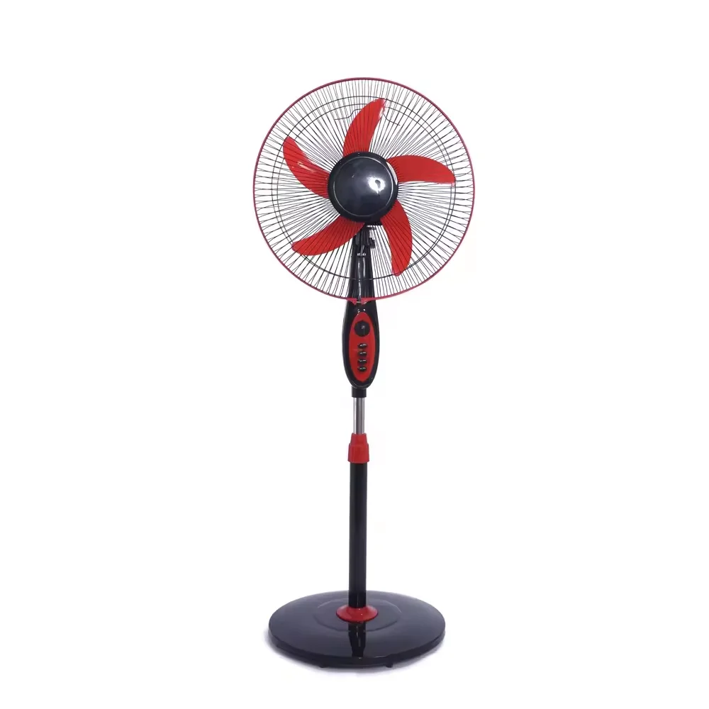 Emergency 12v dc fan energy saving solar fan 3 speeds oscillating 16 inch stand fan