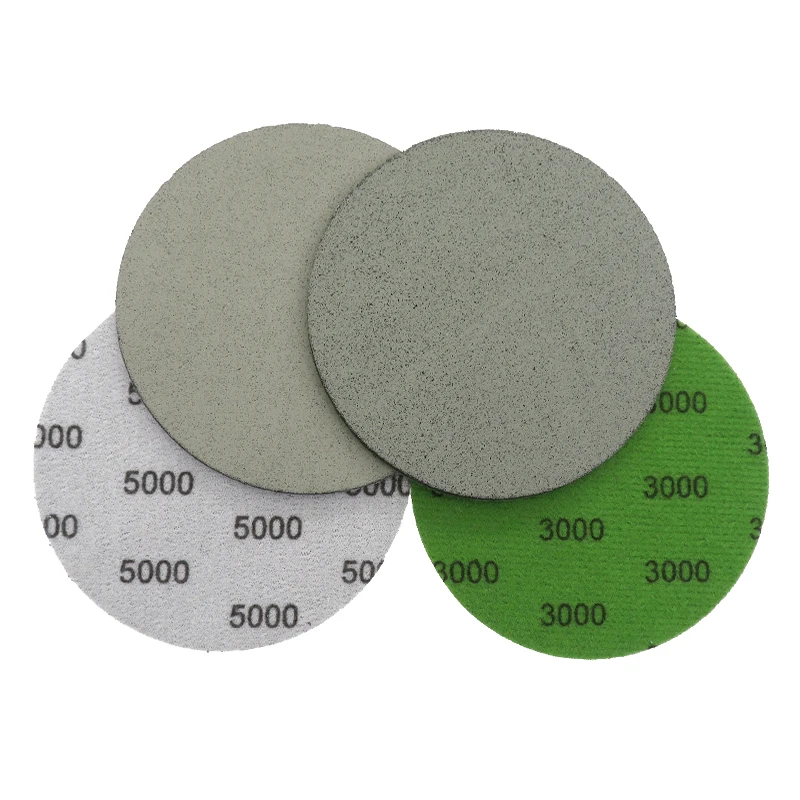 High Quality 998A Sandpaper 4Inch Pyramid Back  Disc Sponge Sand for surface polishing and finishing