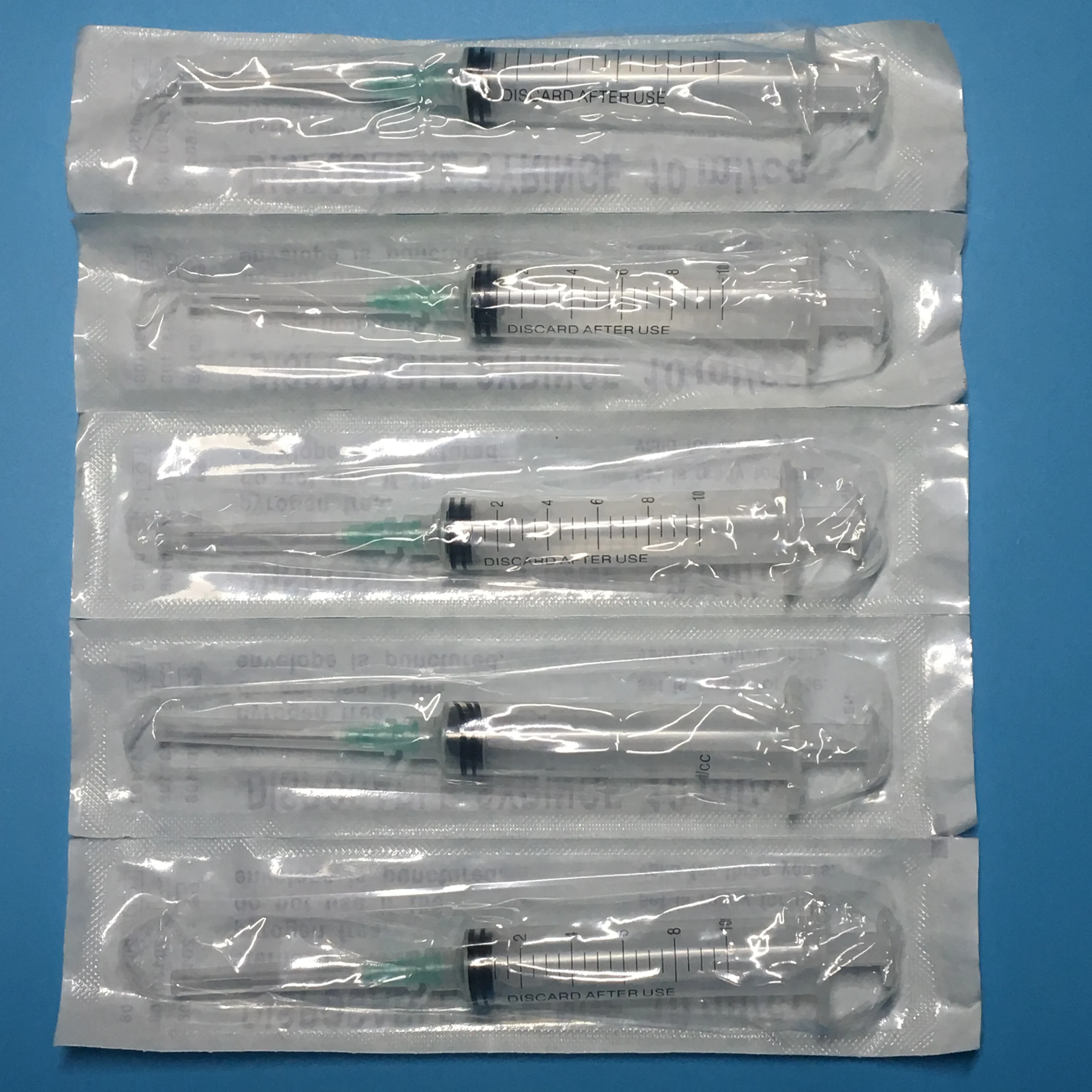
10ml disposable plastic syringe with needle(luer lock or luer slip) 