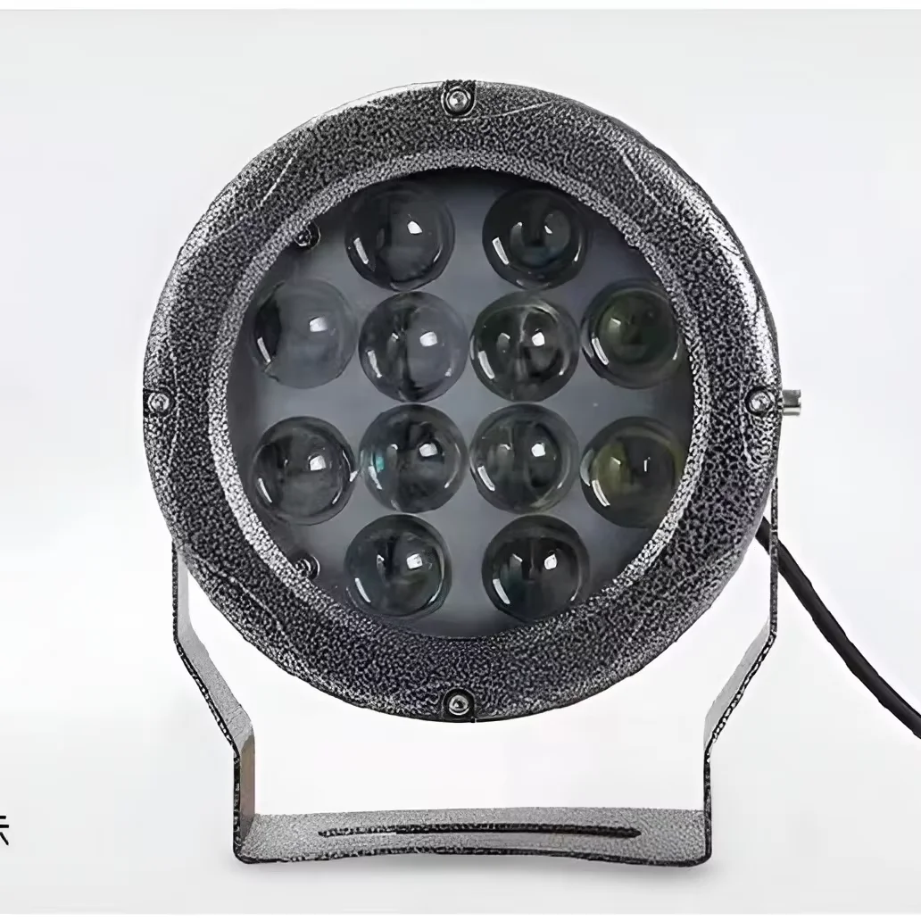LED projection light remote ultra bright outdoor waterproof building exterior wall strong light Circular spotlight