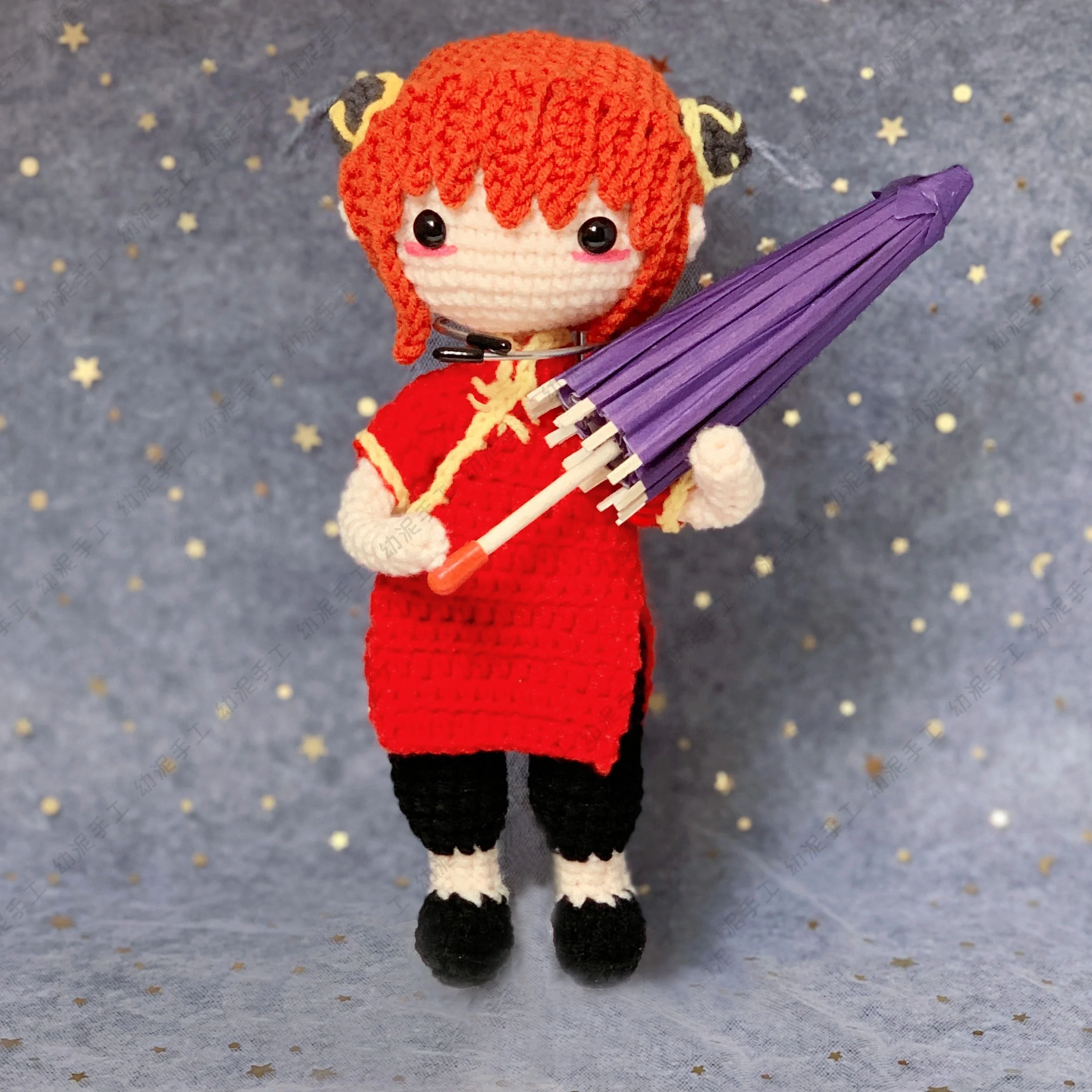 Custom Handmade Crochet Stuffed Animal Toy Hand Knitted Doll,Knitted Creative 100% Cotton baby toys