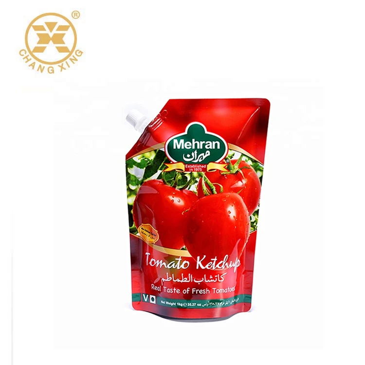 Heat Seal Plastic Frozen Food Bag For Korean Kimchi Packaging, Sachet Packaging Food Sauce Soup Pouch Retort Pouch