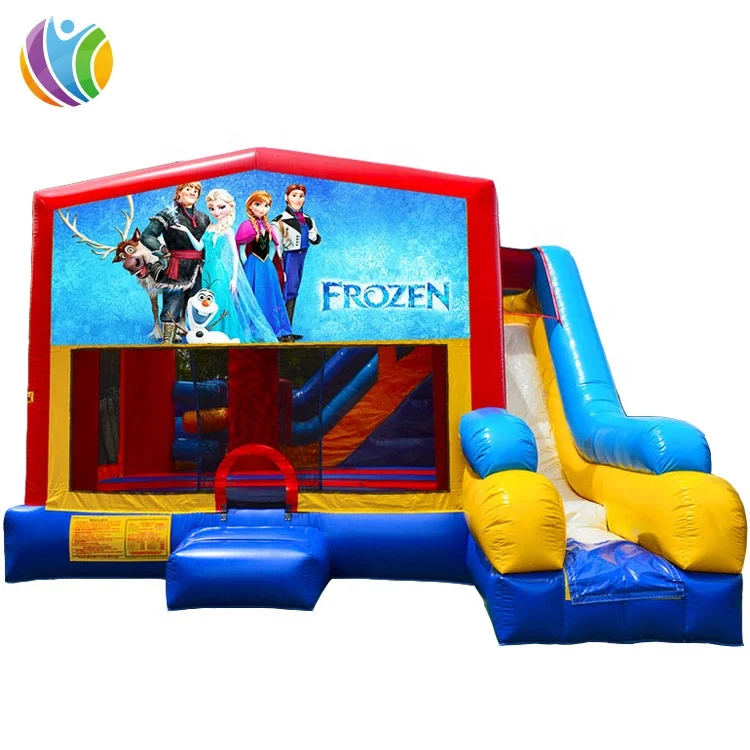 
Hot sale inflatable castle slide combo, banners customized bouncy castle slide, inflatable castle with slide for sale 
