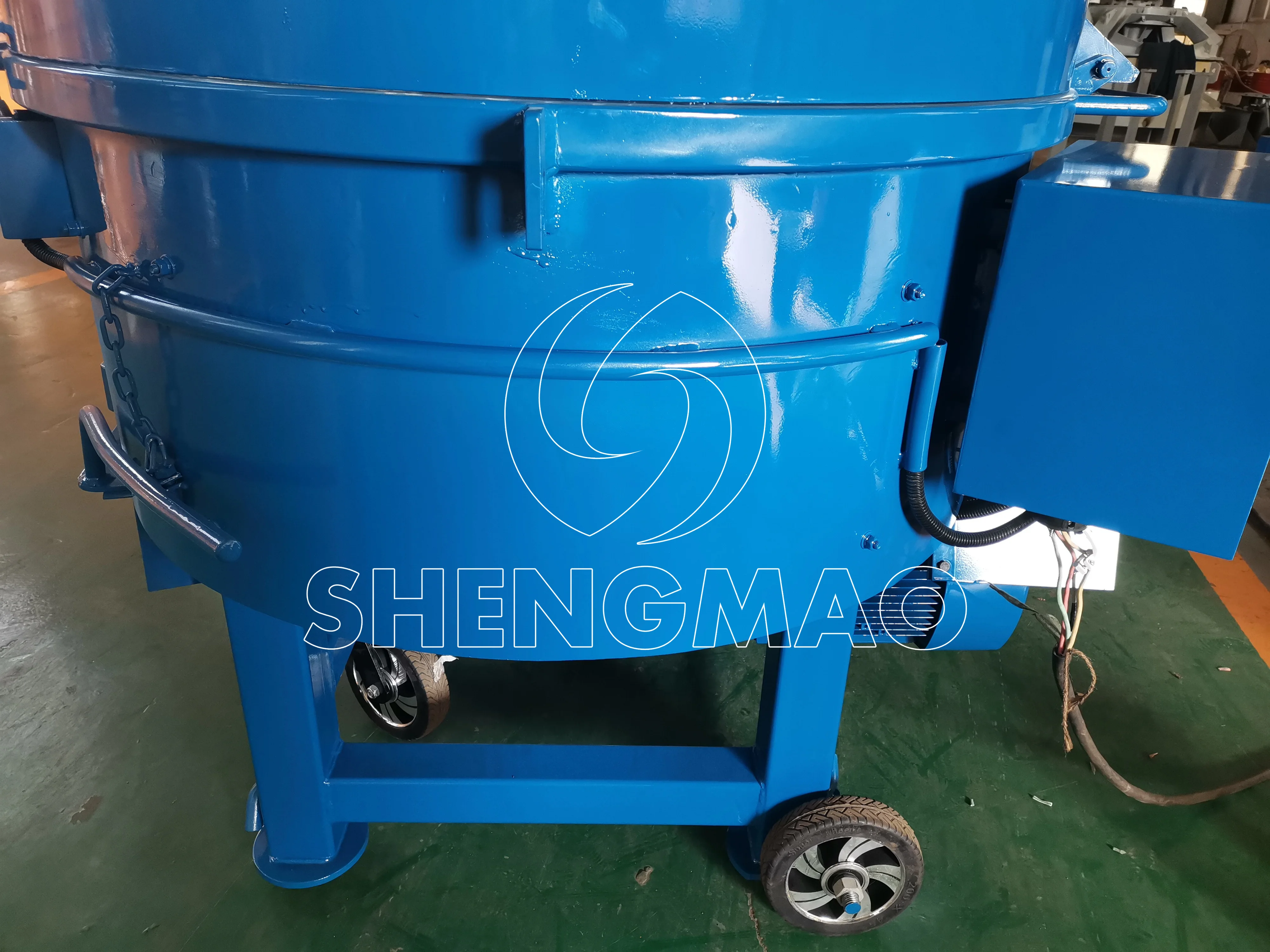 100L 250L 500 Liter Productivity Castable Cement Mixer Refractory Pan Mixer For Sale