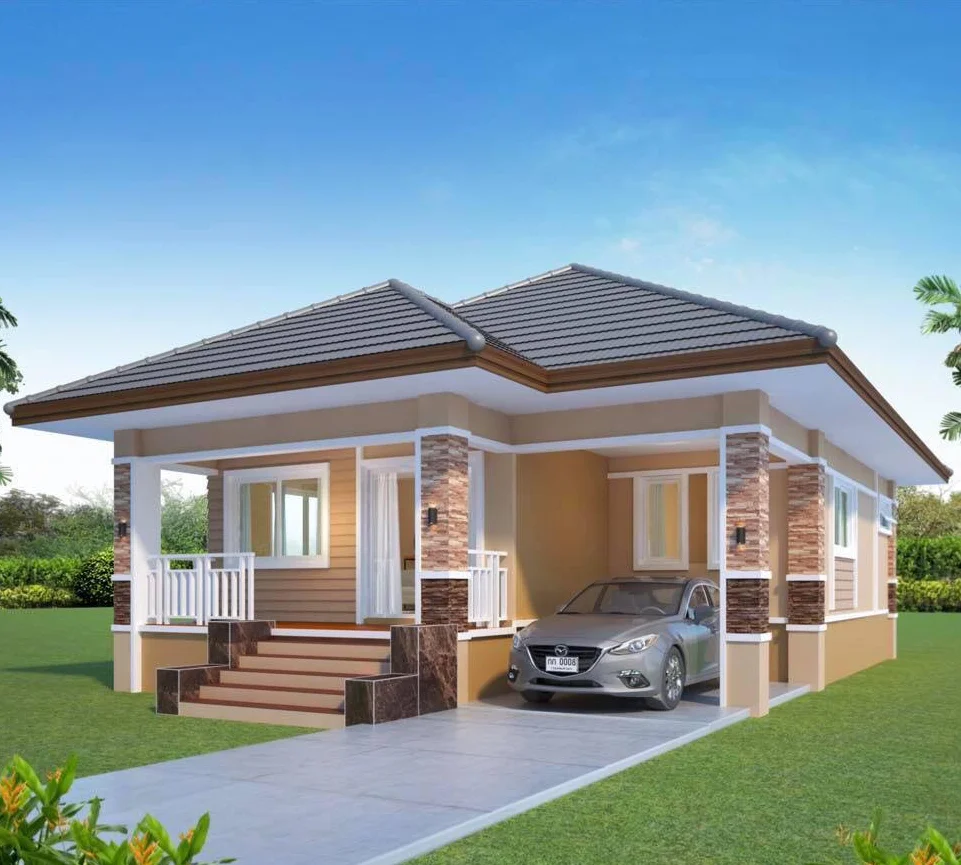 Popular design prefab house modular home steel frame villa