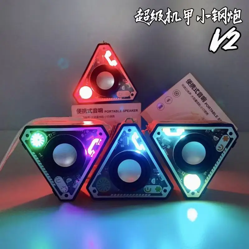 V2 Ideas Portable Music Player Mini Outdoor Wireless Sound Box Super Bass Blue tooth Speaker With Rgb Lights