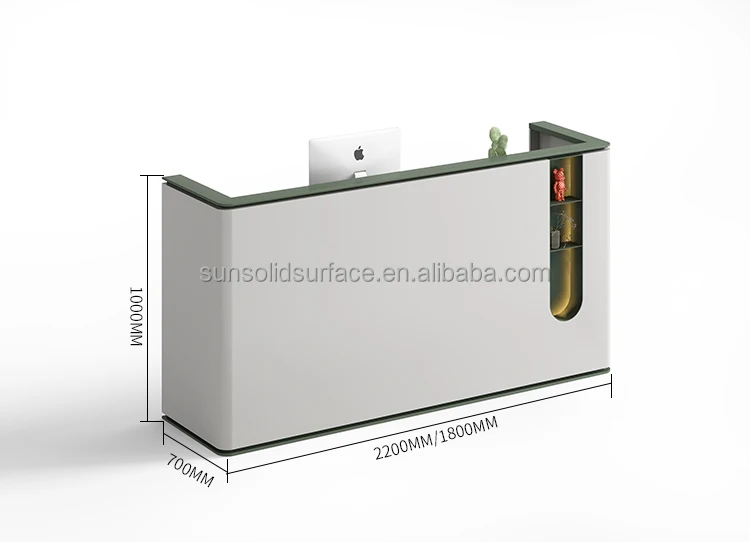 New Design Office Reception Desk Beauty Salon Furniture Front Desk Bar Reception Counter