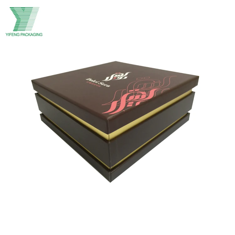 Chinese manufacturers custom shoulder gift box packaging candy bean dessert gift set chocolate box with insert