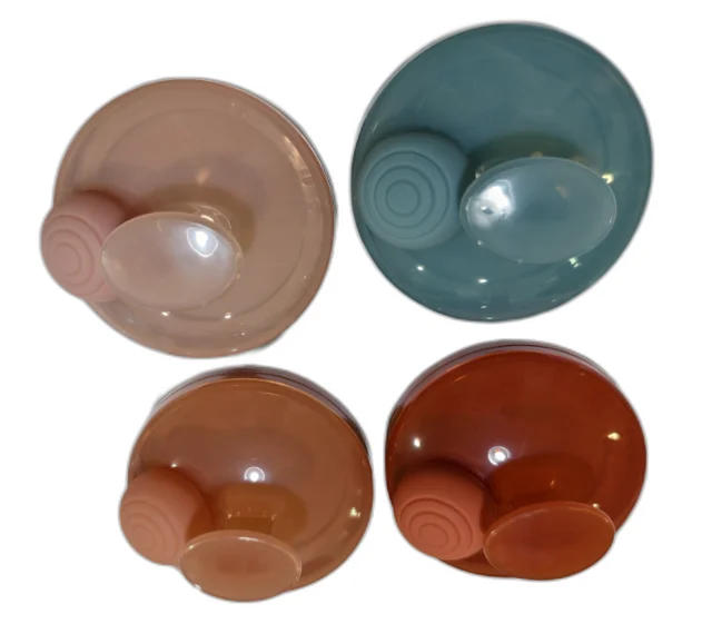 Wholesale Head Cleansing Soft Silicon Washing Comb Body  Wet & Dry dog bath brush pet massage brush shampoo dispenser