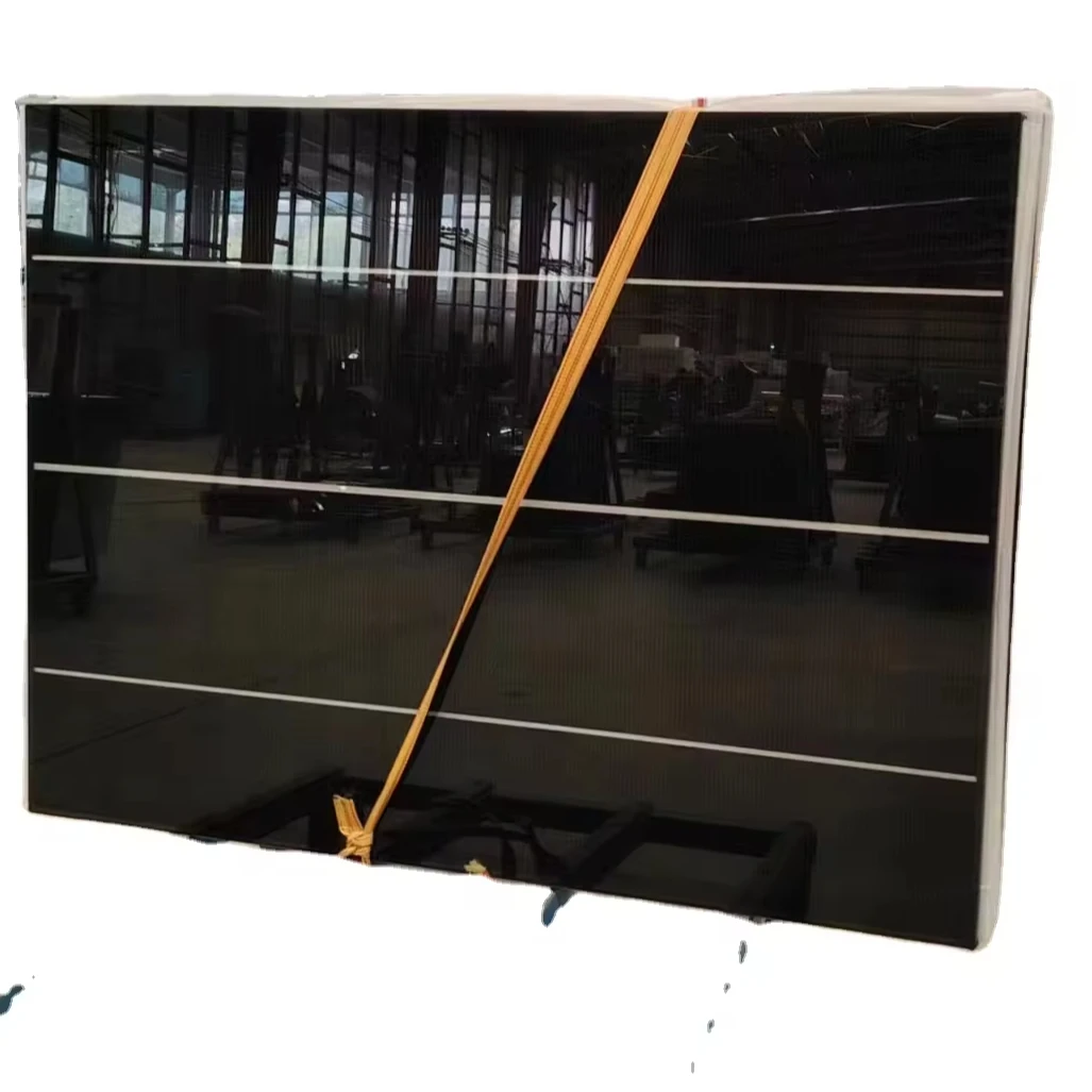 China Factory sales high-quality Fine Polished Edge  Blue/Black Tinted Reflective Tempered Building Glass.