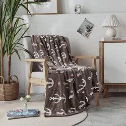 New Product Fleece Throw Home Decor Designer Printed Flannel Blanket