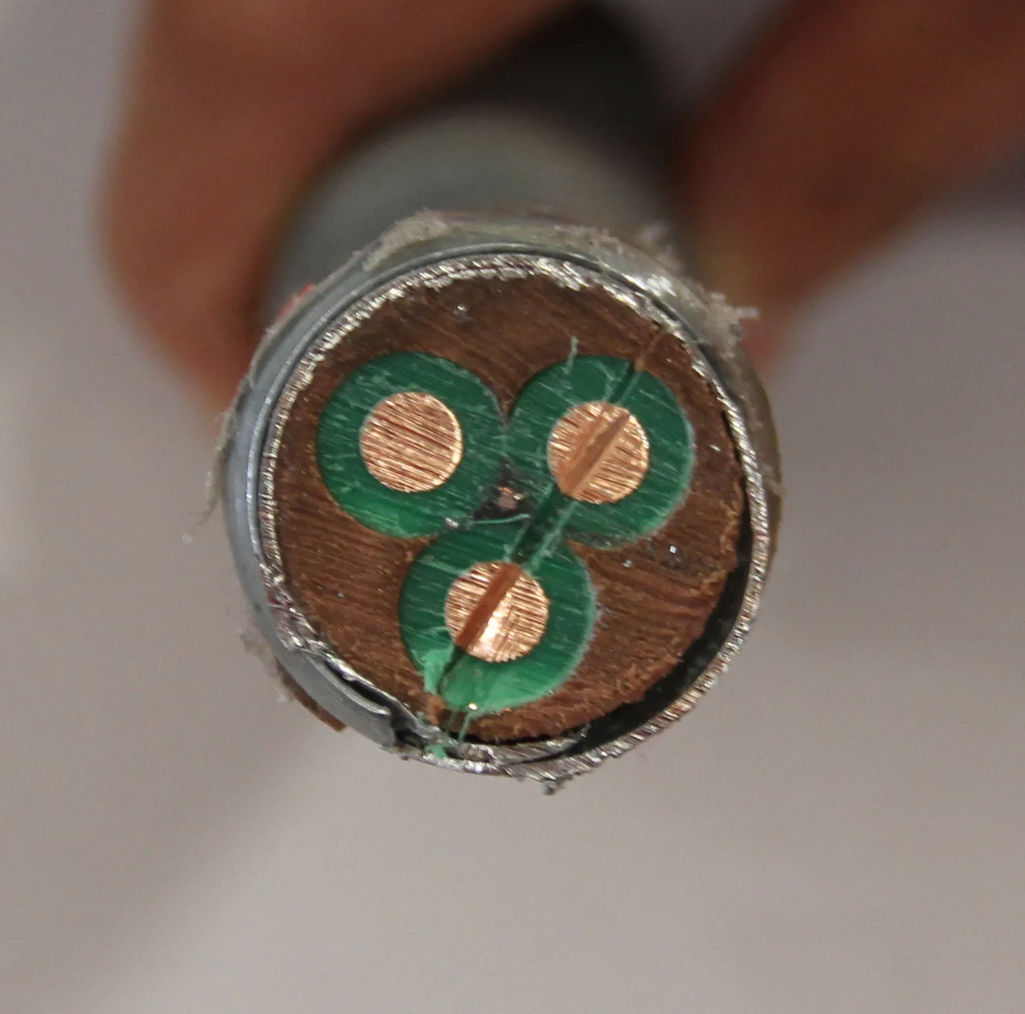 3x10mm2/3x20mm2/3x33mm2 EPR insulated and sheathed, galvanized steel tape interlocked armoring cable for submersible oil pump
