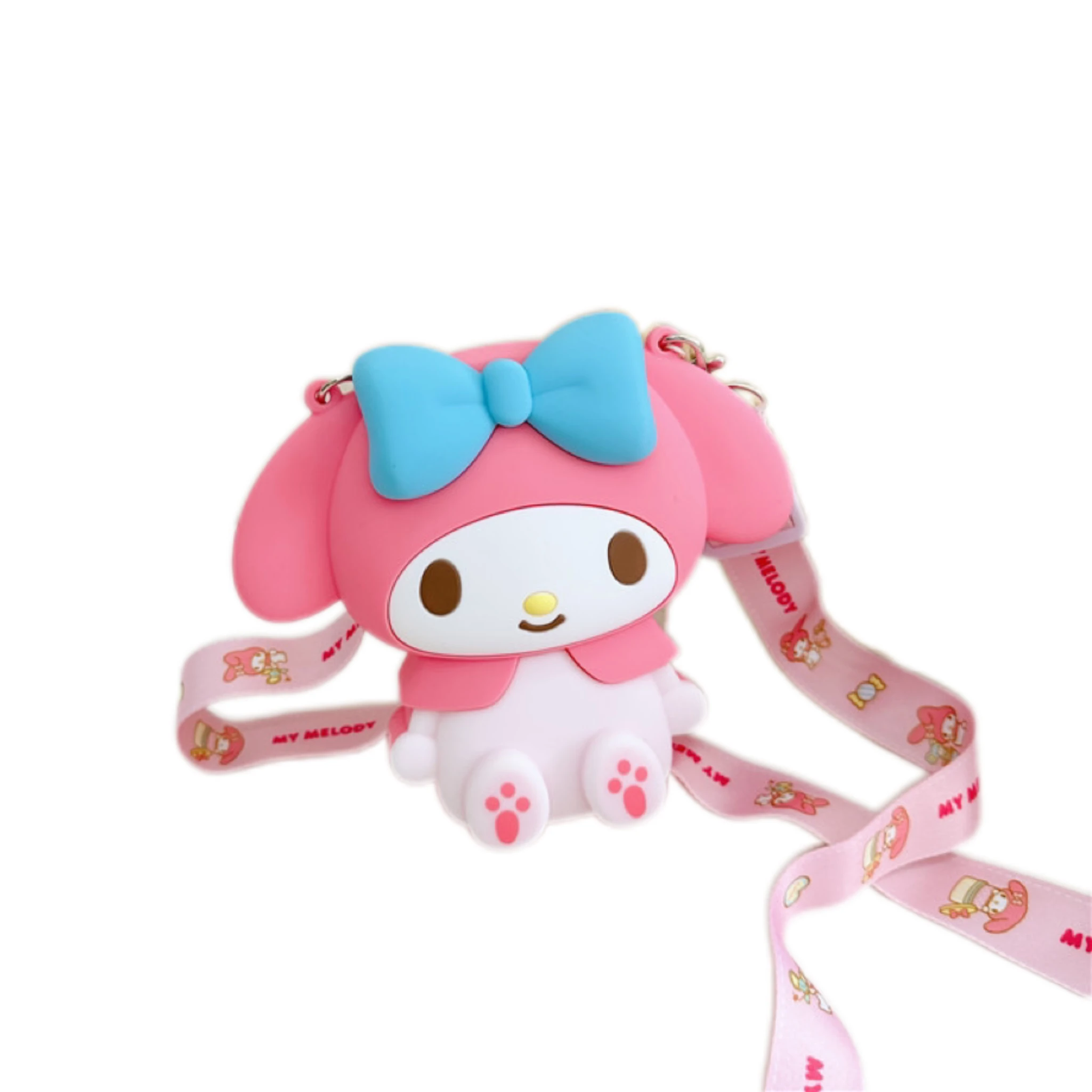 2024 New Sanrio Cartoon Cute High Quality Silicone Toys Kids Crossbody Anime Bag Phone Storage Outdoor travel bag Amazon TikTok