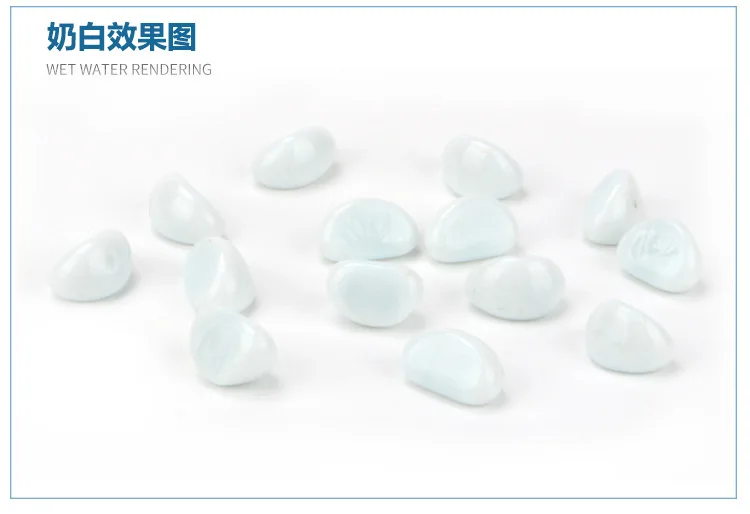 25kgs/bag Blue Glass Gravel Stone Green Colored Glaze Rock Aquarium Fish Tank Decor Natural Quartz Stones and Crystals