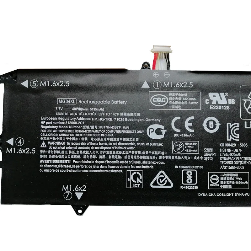 MG04XL MG04 HSTNN-DB7F 812205-001 Laptop Notebook Battery Compatible with HP Elite X2 1012 G1 Series