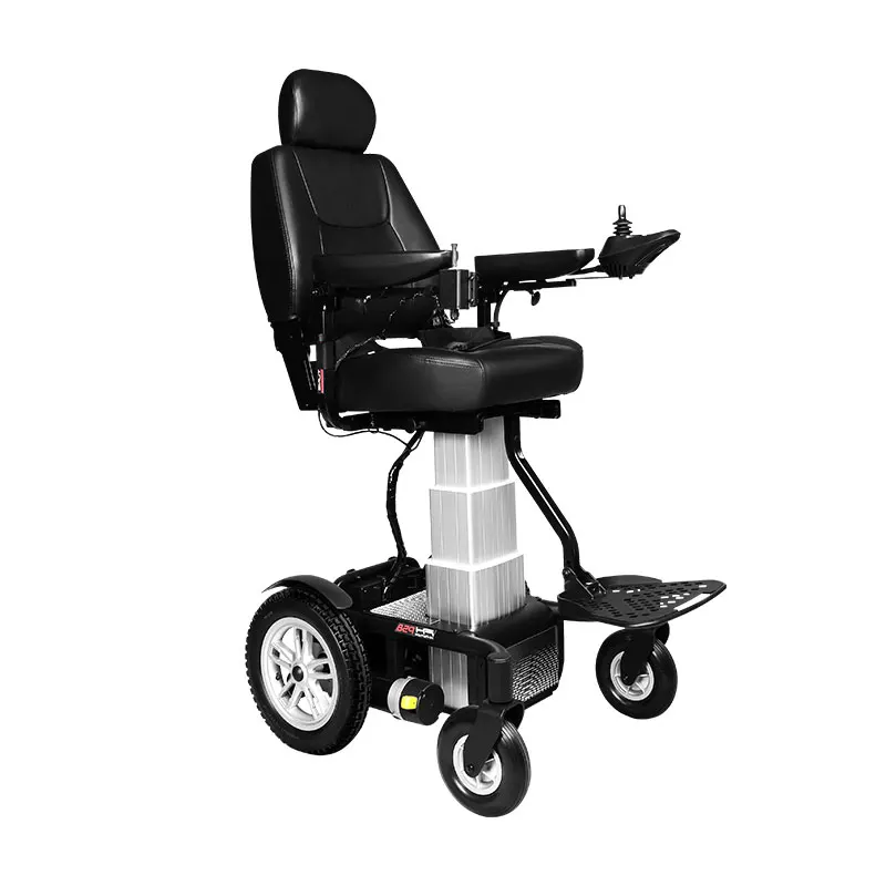 Comfortable Height Adjustable Seat Lift Wheelchair Disability Electric Wheelchair For Disabled