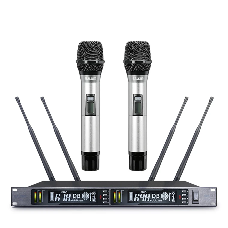 New Products China Recording wireless With RGB lighting Dynamic ABS Skin Microphone