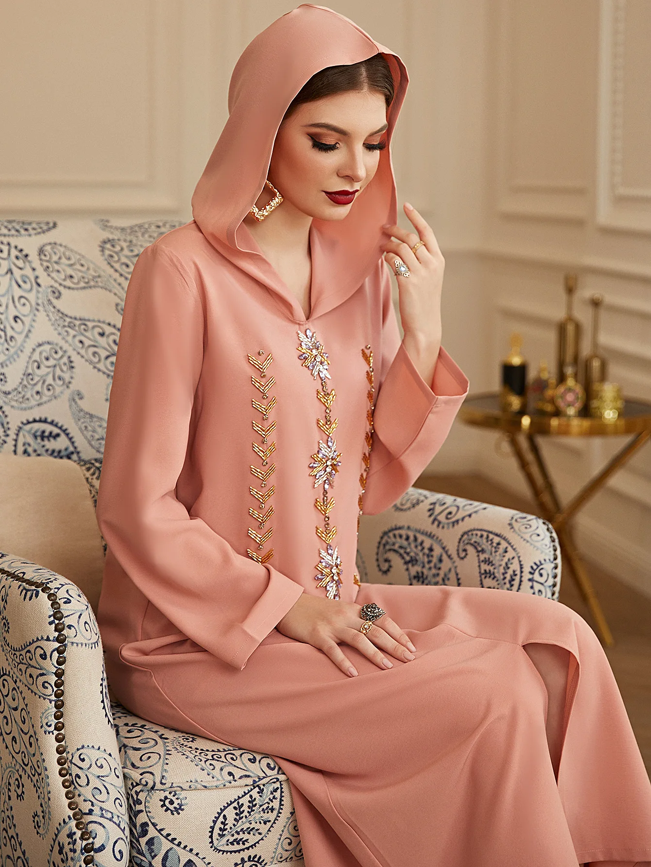 Caftan Marocain Abaya Дубай Турция ислам кафтан мусульманский хиджаб африканские платья для женщин Арабская мусульманская одежда Djellaba Femme