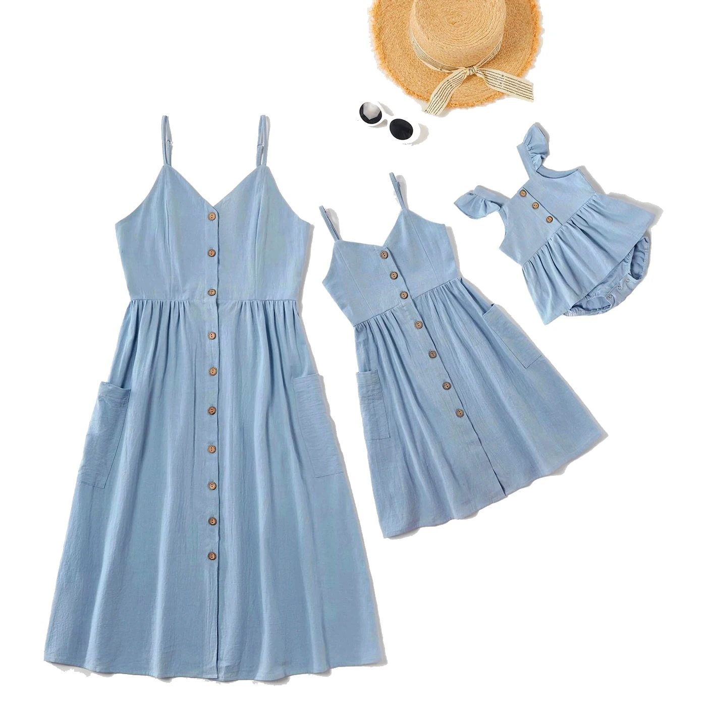 
Комплект одежды для мамы и меня, летний сексуальный комбинезон без подкладки, наряды для семьи, мамы, ребенка, девочки и ребенка, мамы и дочки 