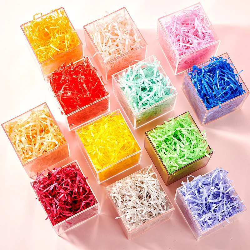Wholesale Best Price Quality Cut Filler Shredded Paper tissue Packing For Gift Package Box