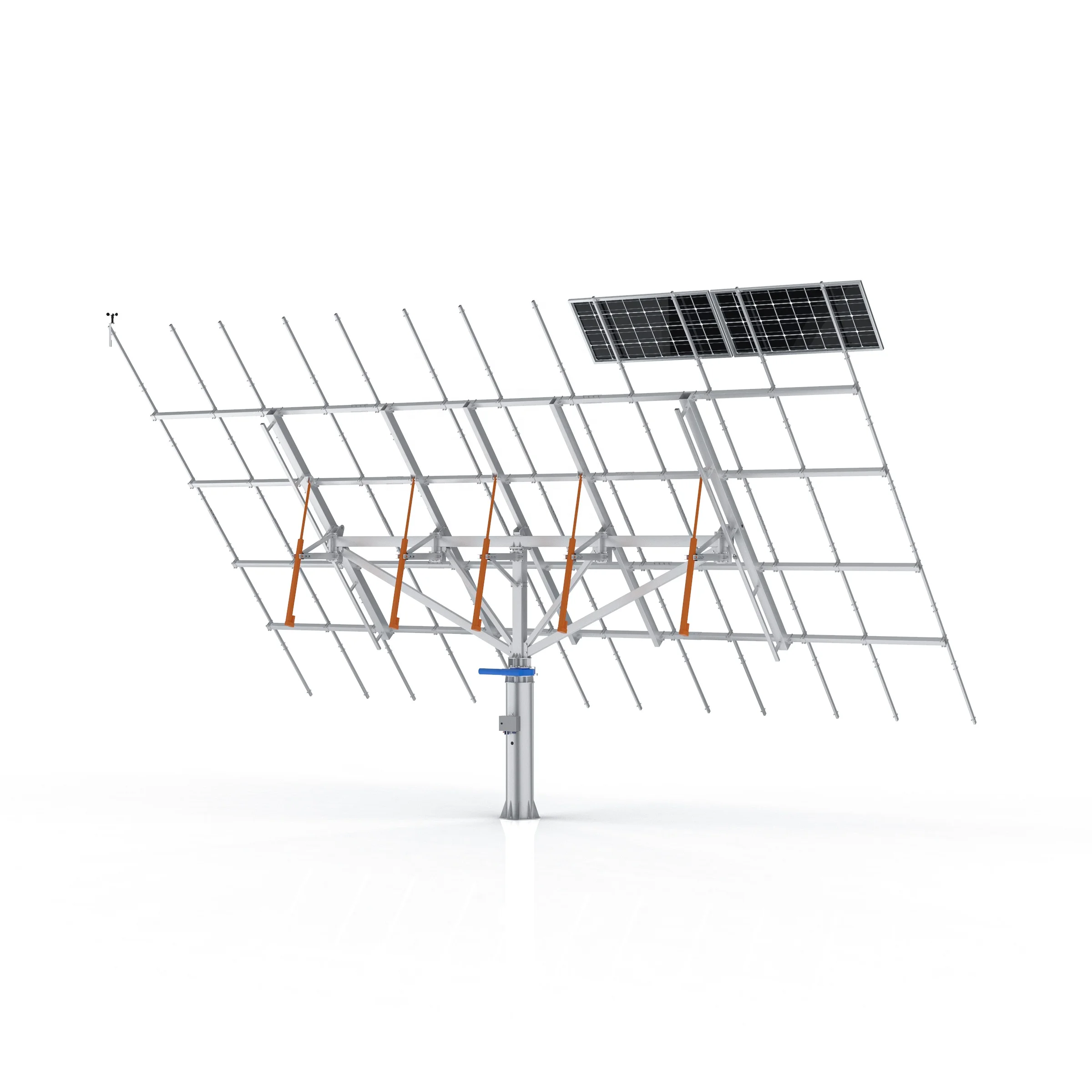 42pv-18KW 2 оси солнечной энергии с двумя осями высокой точности система оси фотоэлектрическая система отслеживания солнца датчик системы Улавливателя солнечной энергии комплект солнечной энергии с двумя осями высокой точности устройство оси гелиевый акку